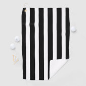 Serviette De Golf Classic en noir et blanc, triés verticalement (En situation)