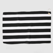 Serviette De Golf Classic en noir et blanc, triés verticalement (Horizontal)