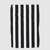 Serviette De Golf Classic en noir et blanc, triés verticalement (Devant)