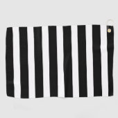 Serviette De Golf Classic noir et blanc horizontal trié (Horizontal)