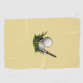 Serviette de golf classique pour golfeurs (Horizontal)