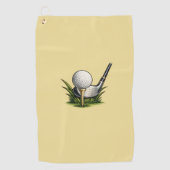 Serviette de golf classique pour golfeurs (Devant)