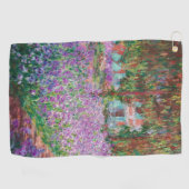 Serviette De Golf Claude Monet - Le jardin de l'artiste à Giverny (Horizontal)