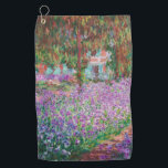 Serviette De Golf Claude Monet - Le jardin de l'artiste à Giverny<br><div class="desc">Jardin de l'artiste à Giverny / Le Jardin de l'artiste a Giverny - Claude Monet,  1900</div>