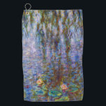 Serviette De Golf Claude Monet - Lys d'eau<br><div class="desc">Nymphéas d'eau par Claude Monet en 1916-1919</div>