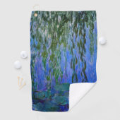 Serviette De Golf Claude Monet - Lys d'eau avec saule plumant (En situation)
