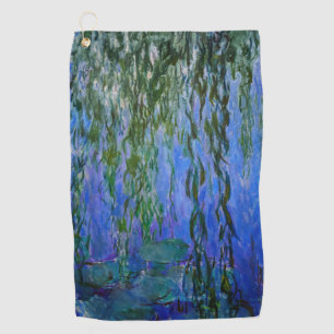 Serviette De Golf Claude Monet - Lys d'eau avec saule plumant