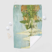 Serviette De Golf Claude Monet. Régates à Argenteuil (En situation)