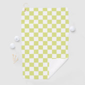 Serviette De Golf Clavier rétro Lime (En situation)