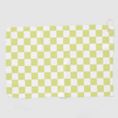 Serviette De Golf Clavier rétro Lime (Horizontal)