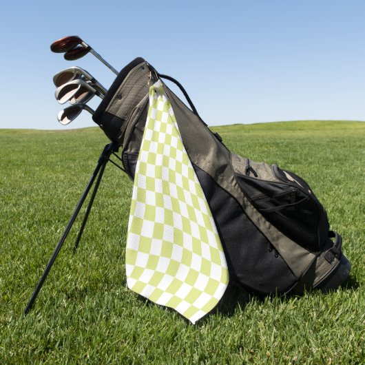 Serviette De Golf Clavier rétro Lime (Vert)
