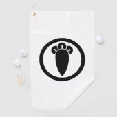 Serviette De Golf Clou de girofle en cercle (En situation)