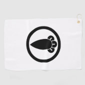 Serviette De Golf Clou de girofle en cercle (Horizontal)