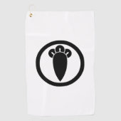 Serviette De Golf Clou de girofle en cercle (Devant)