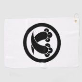 Serviette De Golf Clous intersectés en cercle (Horizontal)