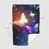 Serviette De Golf Clowing Night Butterflies (En situation)