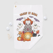 Serviette De Golf Clown d'Halloween Creep It Real (En situation)