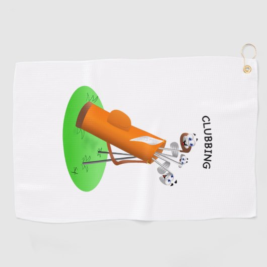 Serviette De Golf Club de golf (Horizontal)