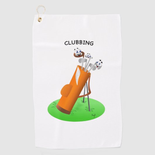 Serviette De Golf Club de golf (Devant)