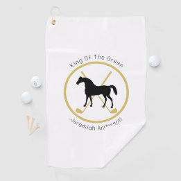Serviette De Golf Club de golf et cheval Personnalisé