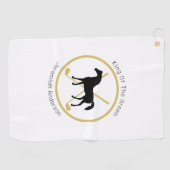 Serviette De Golf Club de golf et cheval Personnalisé (Horizontal)