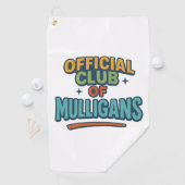Serviette De Golf Club officiel des Mulligans (En situation)