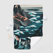 Serviette De Golf Coastal (En situation)