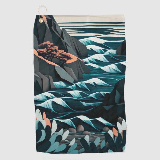 Serviette De Golf Coastal (Devant)