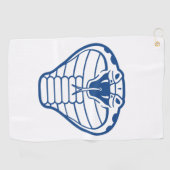 Serviette De Golf Cobra Serpent Bleu animaux venimeux Boa (Horizontal)