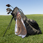 Serviette De Golf Cockapoo Winter Wonderland Christmas Joy (Vert)