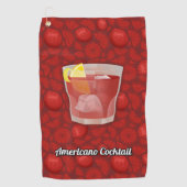 Serviette De Golf Cocktail Americano (Devant)
