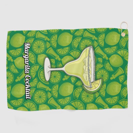 Serviette De Golf Cocktail Margarita (Horizontal)