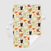 Serviette De Golf Cocktails et conversation (En situation)