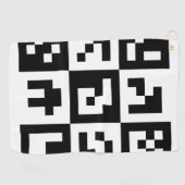 Serviette De Golf code qr (Horizontal)
