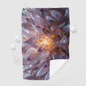 Serviette De Golf Coeur cristal radiant (En situation)