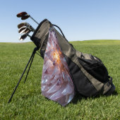 Serviette De Golf Coeur cristal radiant (Vert)