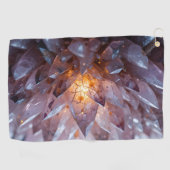 Serviette De Golf Coeur cristal radiant (Horizontal)