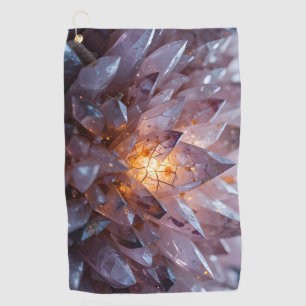 Serviette De Golf Coeur cristal radiant
