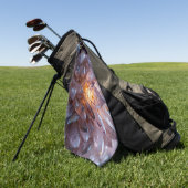 Serviette De Golf Coeur cristal radiant (Vert)
