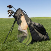 Serviette De Golf coeur en bois (Vert)