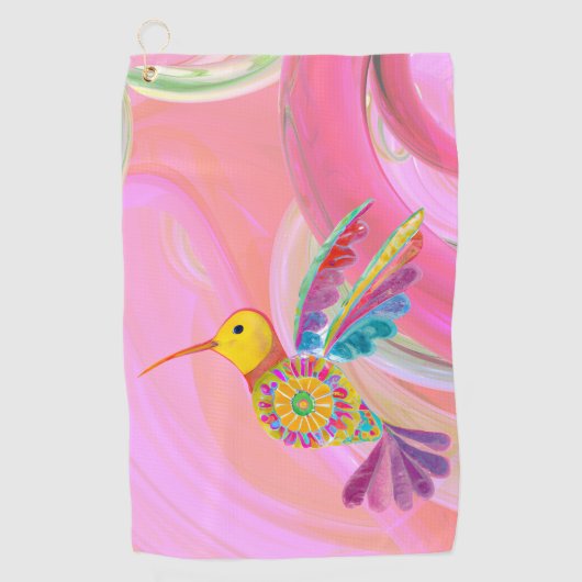 Serviette De Golf Colibri (Devant)