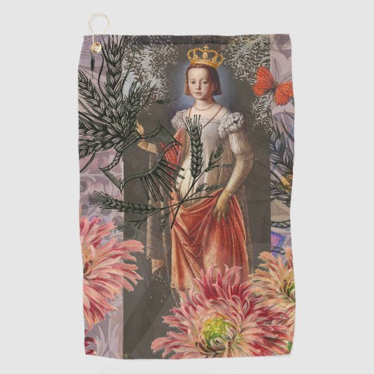 Serviette De Golf Collage de la déesse céleste Vierge : Céleste vint (Devant)