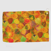 Serviette De Golf Collage Feuille en peuplier massif transparent 1 (Horizontal)