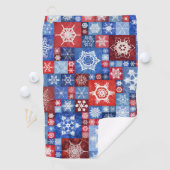 Serviette De Golf Collage flocon de neige du 250e anniversaire (En situation)