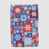 Serviette De Golf Collage flocon de neige du 250e anniversaire (Devant)