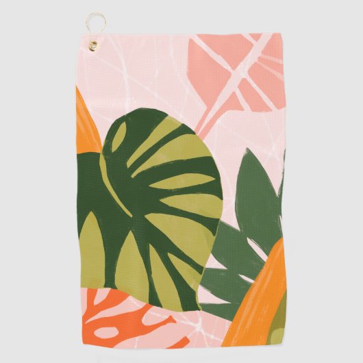Serviette De Golf Collage Jungle I (Devant)