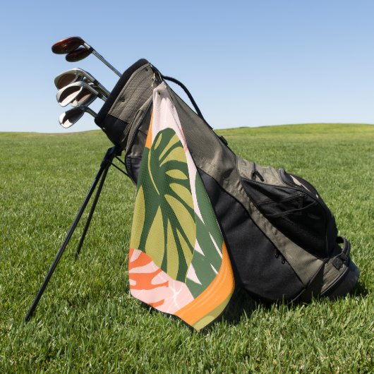 Serviette De Golf Collage Jungle I (Vert)