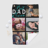 Serviette De Golf Collage photo de Best Dad Ever (En situation)