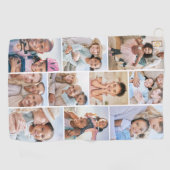 Serviette De Golf Collage photo Simple et élégant (Horizontal)