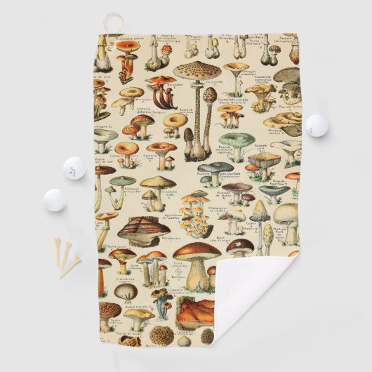 Serviette De Golf Collection de champignons  (En situation)